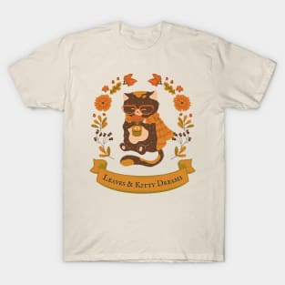 Autumn/Fall Orange Cat T-Shirt